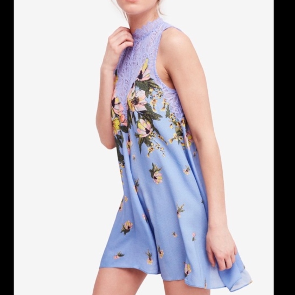 Free People Marsha Lace Slipdress